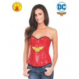 WONDER WOMAN SEQUIN CORSET,...