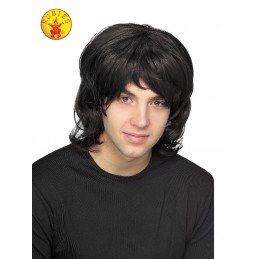 70'S BLACK SHAG WIG, MENS