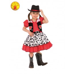 COWGIRL COSTUME, TODDLER