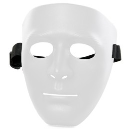 BUDGET BLANK PLASTIC MASK -...